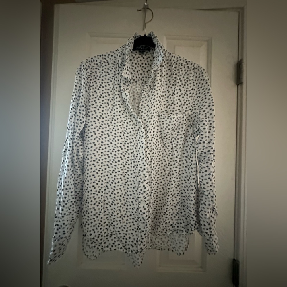 Velvet Heart Monochrome Polka Dot Blouse
